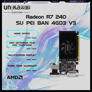 Yepyeni UNIKA <span class=keywords><strong>Radeon</strong></span> R7 240 4GD3 V3 grafik kartı, SHU PEI BAN,AMD grafik kartı, fabrika fiyat, makine kartı aydınlatmak - Product Image 2