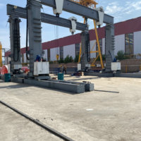 Portique hydraulique modulaire portable à portée réglable de 500t/élévateur de portail/grue