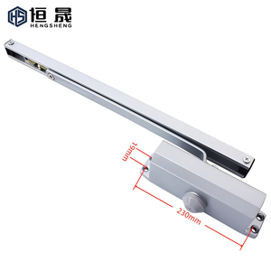 Ferme-porte hydraulique silencieux, dispositif de fermeture automatique amorti pour portes publiques et résidentielles - Product Image 1
