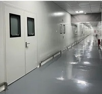 Puertas y Ventanas de Alta Calidad para Cuartos Limpios de Fábrica GMP, para Aplicaciones Industriales y de Laboratorio, con 1 Año de Garantía
