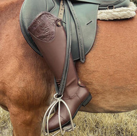 Bottes équestres de qualité supérieure pour hommes/femmes-Bottes d'équitation imperméables avec semelle antidérapante et bottes équestres respirantes