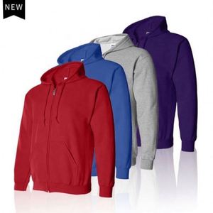 Sweat à capuche personnalisé pour homme, veste à capuche unie, sweat à capuche zippé intégral avec poche - Product Image 3