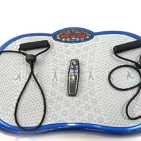 Machine à vibrations 3D verticale en ABS, portable, pour usage domestique, équipement de fitness électrique, fonction massage, charge maximale 120 kg, garantie 12 mois