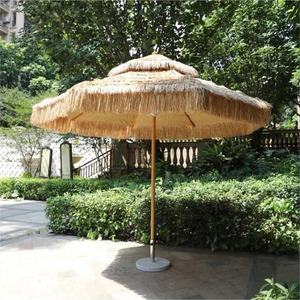Haute qualité en stock <span class=keywords><strong>grand</strong></span> <span class=keywords><strong>parasol</strong></span> de plage extérieur chaume gazebo <span class=keywords><strong>parasol</strong></span> de <span class=keywords><strong>paille</strong></span> dans un style rétro naturel - Product Image 5