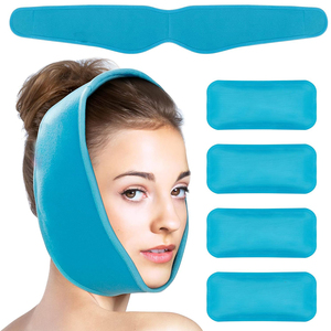 Compresse de gel réutilisable pour le visage, thérapie par le froid et la chaleur, enveloppes pour la tête, le visage, les dents de sagesse, soulagement de la douleur, compresse de gel chaude et froide - Product Image 1