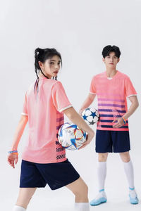 Venta al por mayor nuevo diseño mujeres uniformes de fútbol trajes ropa deportiva hombres niños KIT DE FÚTBOL Camisetas conjuntos - Product Image 4