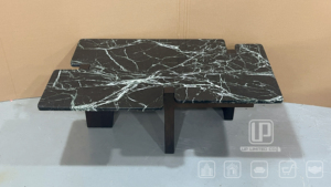 Solid Wood Construction Natural Marble Coffee <b>Table</b> Living Room Coffes <b>Side</b> <b>Table</b> <b>Round</b> Nature Stone Travertine Coffee <b>Table</b> - Product Image 2