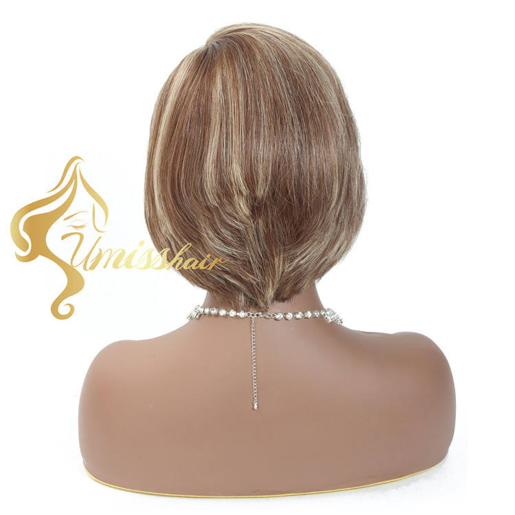 Ombre Peluca de cabello humano