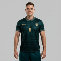 Maillots de football personnalisés en polyester réversible double couche HOSTARON, maillots de football sublimés personnalisés pour jeunes, uniformes de football pour hommes