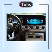 Head Unit Multimedia Layar Android Ganda 24,6 Inci dengan Speedometer Digital Cluster untuk Mercedes Benz Kelas S 2019-2021
