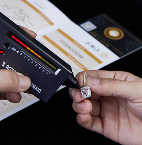 Pendientes de Botón de Moissanita de Plata de Ley 925 con Forma de Bola de 2 Quilates y 6x8 mm, con Engaste de Garra, Chapados en Oro, Unisex, Precio Económico de Fábrica - Product Image 4