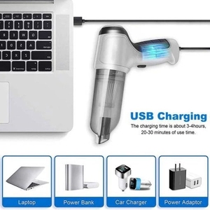 เครื่องดูดฝุ่นไร้สายแบบพกพา 120W 3 in 1 แรงดูด 9000Pa ใช้ได้ทั้งในบ้านและรถยนต์ - Product Image 3