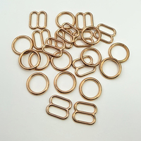 Boucle de réglage invisible pour bretelles de soutien-gorge, en métal, en forme de O, de 8, de 9 et de D, accessoires pour l'ajustement de la longueur des bretelles de soutien-gorge