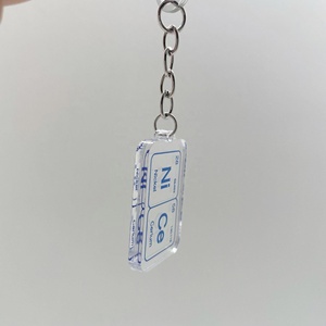 Llavero de la Tabla Periódica de los Elementos, Divertido Llavero Acrílico para Estudiantes, Ba Bi Es Be Ni Ce, Colgante para el Día del Maestro - Product Image 4