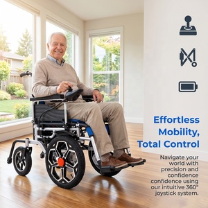 <span class=keywords><strong>Fauteuil</strong></span> <span class=keywords><strong>roulant</strong></span> électrique pliable en acier au carbone, moteur 500W, <span class=keywords><strong>fauteuil</strong></span> électrique <span class=keywords><strong>léger</strong></span> avec batterie 24V, joystick intelligent pour personnes âgées <span class=keywords><strong>et</strong></span> handicapées - Product Image 2