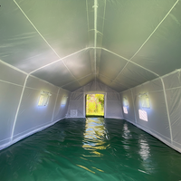 Carpa Inflable Modular Grande, Conectable, para Emergencias Médicas, para Crear un Hospital de Campaña, Incluye Sistema de Aire de Alta Capacidad