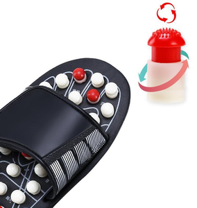 Sandal Pijat Akupresur GYT Bahan EVA+Jade Stimulasi Titik Akupuntur Refleksologi untuk Meredakan Ketegangan Kaki dan Meningkatkan Sirkulasi - Product Image 3