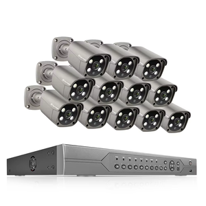 Techage 16CH 8MP 5MP POE Hệ thống camera H.265 4K mặt con người phát hiện ứng dụng báo động đẩy đầy màu sắc đêm an ninh giám sát camera - Product Image 1