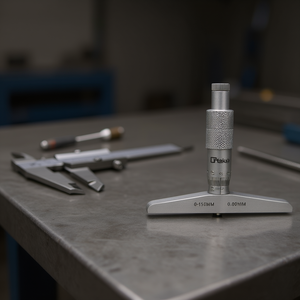 Ttake Centesimal Depth <b>Micrometer</b> 0-15mm 0.01mm Precision Measurement Tool - Product Image 3