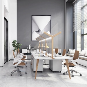 Modern Desk Partition Free Custom Factory Manufacturer Modern Modular Call Center Office Furniture Cubicle Office - Product Image 3