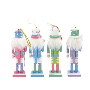 Décoration de Noël en bois rose en forme de <span class=keywords><strong>casse</strong></span>-<span class=keywords><strong>noisette</strong></span>, mini-statue à <span class=keywords><strong>suspendre</strong></span> pour la maison - Product Image 5