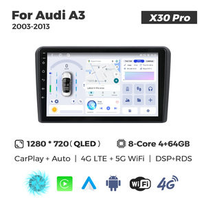 MEKEDE X40 UIS7865 <span class=keywords><strong>8</strong></span>+128G QLED AKM DSP CarPlay sans fil Android Auto pour AU01 <span class=keywords><strong>Audi</strong></span> A3 2003-2013 - Product Image 2