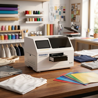 Imprimante à plat tout-en-un automatique PodNEX A3 DX7 nouvelle génération, à jet d'encre UV CMYK, pour les étuis de téléphone et d'AirPods, PVC, usage professionnel pour les petites entreprises