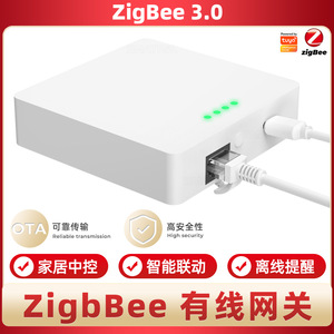 Módulo de enlace Zigbee 3,0 para hogar inteligente, interfaz Ethernet, Control por aplicación Tuya, asistente de voz compatible WG007 - Product Image 3