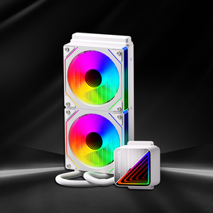 Tản nhiệt nước ZeroMaster 240mm ARGB màn hình kỹ thuật số mới cho Intel, AMD AIO PWM làm mát <span class=keywords><strong>CPU</strong></span>, vỏ máy chơi game, làm mát bằng khí lỏng - Product Image 5