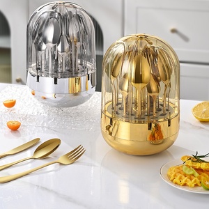 Bền Tái Sử Dụng Ngỗng Trứng Bạc Đặt Nĩa Muỗng Dao Với Hộp Quà Tặng Cho Đám Cưới Và Phục Vụ Bàn Cài Đặt Muỗng Thiết Lập - Product Image 5