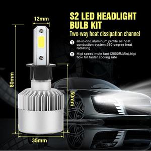 Co light — phare Auto <span class=keywords><strong>LED</strong></span> haute puissance, <span class=keywords><strong>ampoule</strong></span> de voiture <span class=keywords><strong>led</strong></span> S2 h4, h1, h7, h3, h11, h11 - Product Image 4