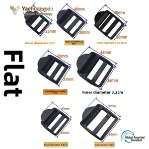 Asa de Plástico Negra para Bolsas con Costuras Rojas, Diseño Antideslizante, Accesorios para Bolsas, Estilo Profesional - Product Image 3