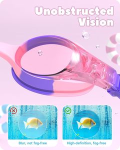 Gafas de Natación para Niños, Gafas de Natación para Niños Pequeños, Sin Fugas, Antivaho, Protección UV para Niños y Niñas de 3 a 12 Años - Product Image 3