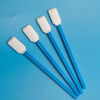 Tampon de nettoyage de précision carré plat sans peluches 714, en polyester, pour imprimantes et salles blanches