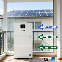 Batterie Lithium Fer Phosphate (LiFePO4) Modulaire et Empilable 51.2V 5-10kW AC, Système Hybride Étanche IP65 avec BMS Intelligent 200Ah