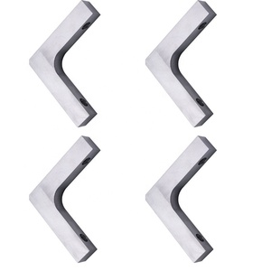Bloc d'angle de positionnement en L sur mesure, usiné CNC, en acier, pour dispositif de positionnement, composants d'outillage de machine-outil - Product Image 1