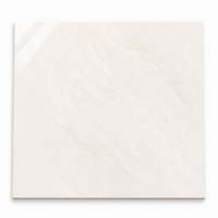 Carreaux de porcelaine modernes minimalistes effet pierre 800x800mm, antidérapants, brillants, 10mm, blancs, pour murs et sols intérieurs