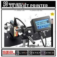 Imprimante jet d'encre thermique de haute qualité 12,7 mm pour boîtes, machine d'impression multifonctionnelle manuelle pour le codage de la date d'expiration sur cartons et plastiques