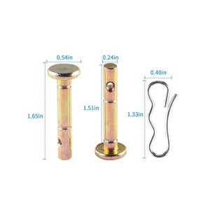 Kit de broches de cisaillement 738-04124A et 714-04040 pour pièces de déneigeuse MTD, tige ronde en laiton, usage domestique - Product Image 4