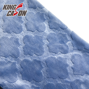 Bán Buôn 100% Polyester Tùy Chỉnh Flannel Lông Cừu Vải Dập Nổi In Giường Lót Thảm Gối Đệm Chống Tĩnh Rèm - Product Image 3