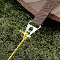 Corde de tente tressée en nylon PP 7 brins, haute résistance, flexible, anti-UV, 31 m, pour extérieur, toutes saisons