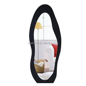 Traditional <strong>Freestanding</strong> Full Length Irregular Floor Dressing <strong>Mirror</strong> for <strong>Bathroom</strong> Home Decoration - Product Image 5