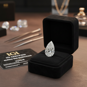 Tungigi — diamant en coupe de perle 0,30ct, certifié vs2/E - Product Image 3