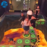 Parc d'attractions JC - Jeu interactif de projection au sol avec effet de lave - Fonctionnalités somatosensorielles AR/MR/XR - 1080P - 3200 lumens