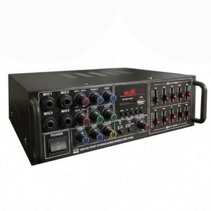 Compre un Mezclador de Karaoke para el Hogar con 4 Entradas de Micrófono, 2 Canales, Sonido Estéreo Integrado, Amplificador de Audio Profesional - Product Image 3