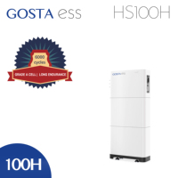 Stasiun Tenaga Surya GOSTA HS50H untuk Sistem Penyimpanan Energi Rumah Offgrid 2pcs Baterai Tegangan Tinggi 102.4V 50AH yang Dapat Ditumpuk