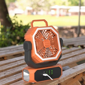 2025 Portable Multifunction 20000mah <b>Large</b> Capacity LED Light <b>Fan</b> USB/Electric Power Wearable Camping <b>Fans</b> Product Category - Product Image 4