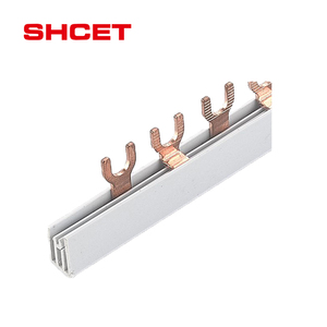 Barre omnibus isolante à dents 1P 2P 3P 4P, type broche et fourche, en cuivre pour usage domestique, 63A 80A 100A, pour applications électriques - Product Image 3