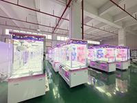 Machine de jeu commerciale à double griffe en métal et plastique, OEM, pour deux joueurs, type distributeur automatique de jouets à attraper par poussée