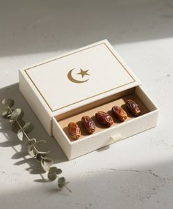 Luxueux อาหรับอาหรับ, ช็อคโกแลตบรรจุกล่องวันที่สดใหม่ก<span class=keywords><strong>ล</strong></span>่องของขวัญ - Product Image 3